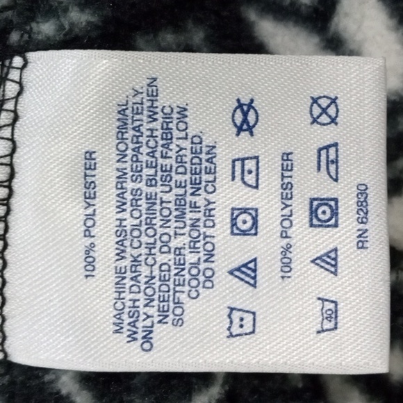 Lands' End S/P Quarter Zip Fleece Pullover Top - Picture 7 of 7